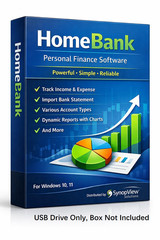 HomeBank Personal Finance software 2026 for Accounting, Budgeting, Finance USB