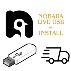 Nobara Linux Bootable Live USB Flash Drive 64Bit GNOME KDE Combo