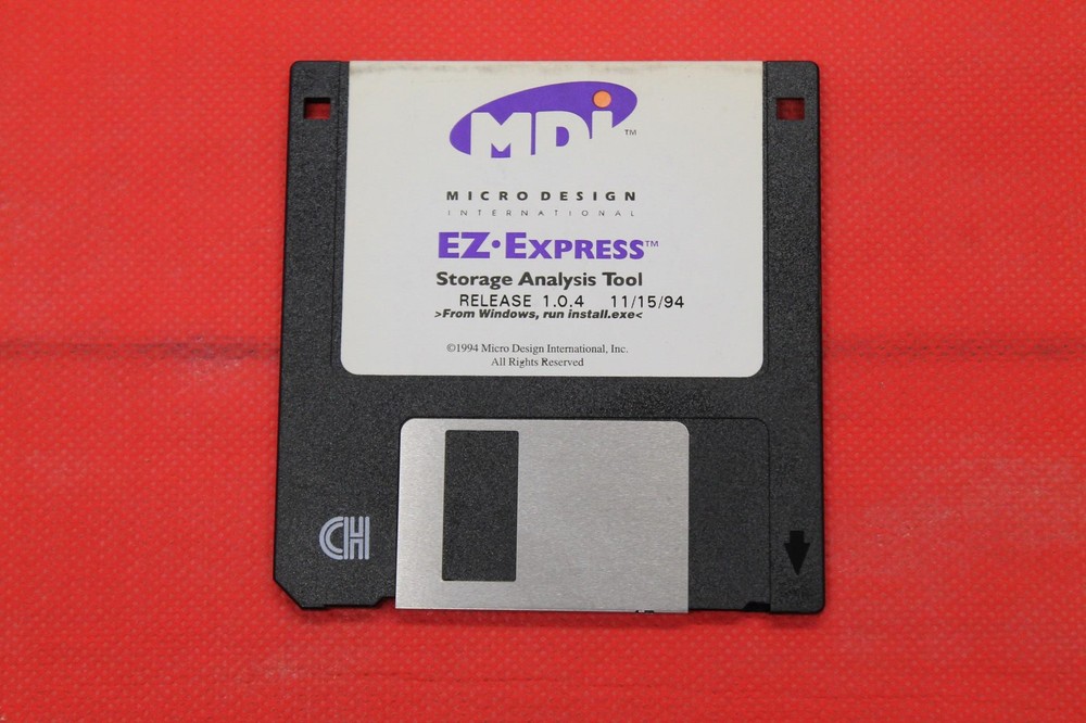 Windows Micro Ez Express Storage Tool 3.5″ Floppy Disk Disc Software Apple Mac