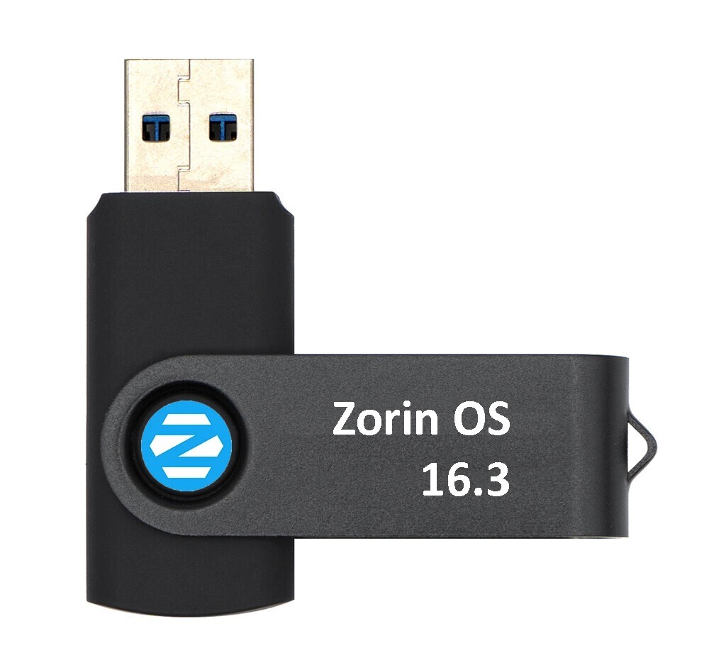 ZorinOS 16.3 – Bootable USB Flash Drive – Operating System
