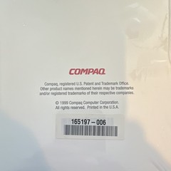 Compaq Backup Exec Solutions/ ARCserve/IT Storage Utility Software Lot 3 Sealed
