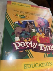 NEW SEALED Crayola Party Time PC Software video game WINDOWS OR MAC AGES 5-10