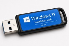 Microsoft Windows 11 Pro 64 Bit USB Installer Drive OEM Version with Key