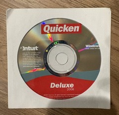 Intuit Quicken Deluxe 2008 For Windows ’00/’03/XP/Vista CD-ROM