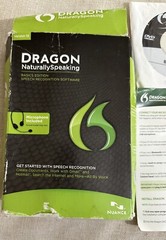 Nuance Dragon Naturally Speaking Basics – Version 12 (DVD, 2013 1-Disc) Open Box