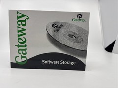Gateway Software Storage Binder – Microsoft Works, System Restore Sound Blaster