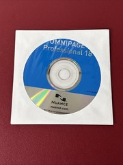 Nuance Omnipage 18 Professional Software, new never opened w serial #