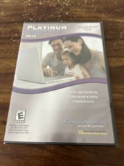 Platinum Software Suite Deluxe 2010 Windows PC Photoshop H&R Block McAfee NEW