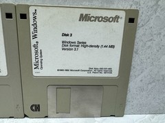 Microsoft Windows 3.1 Operating System 3.5″ Floppy Disk (1-6) Full Set Retail