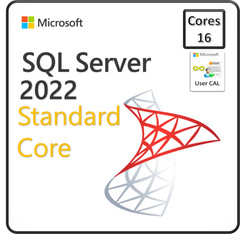 SQL Server 2022 Standard Core – Unlimited Client Access – 16 Core