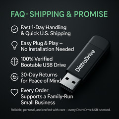 Linux Mint 22.3 Zena (64-Bit) Cinnamon Bootable USB Flash Drive Live + Install