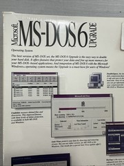 Vintage Microsoft MS-DOS 6.0 Upgrade Operating System 3.5″ Disc Sealed NOS