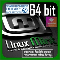 Windows Alternative OS LINUX MINT 22 Cinnamon (64bit) BOOTABLE Physical Disc.