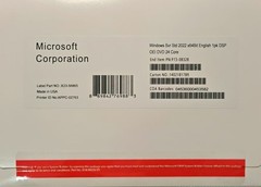 Microsoft Windows Server 2022 Standard DVD Kit 24 Core + PRODUCT LICENSE 1PK