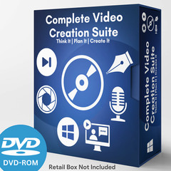 Full Online Video Creation Suite. Audio, Video, After Effects, Photo Editing DVD