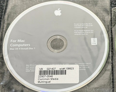 Mac Common Media Multilingual Mac OS X 10.4.8 Install Disc 1 & 2 – 2Z607-0546