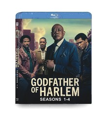 Godfather of Harlem season 1-4 Episodes 1-40 (4BD) Box Set English