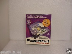 ScanSoft Paperport Deluxe 8 New In Sealed Retail Box!