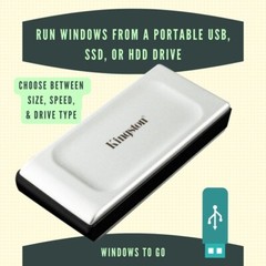 Portable Windows Workstation – Windows To Go – Run Windows from Portable Drive