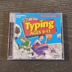 All-Star Typing Ages 9-12 PC Mac CD-ROM 1999 The Learning Company