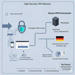 VPN PRO 6 Months 20 Devices WireGuard & German Static IP – Read descriptions