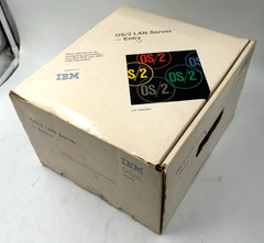 Open Box IBM OS/2 LAN server – entry on 3.5″ Floppy