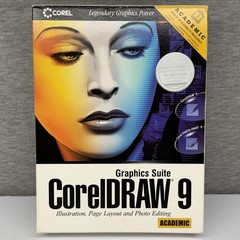 CorelDRAW 9 Graphics Suite Academic Edition COMPLETE 3 Disc Set Photo-Paint 9