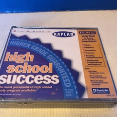 Kaplan High School Success 4xCD-ROM Set Test Prep Software Brand New Sealed