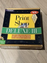Vintage Print Shop Deluxe III – MS Windows 3.1 & 95 Compatible – CD ROM Sealed