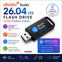 Ubuntu Studio 26.04 LTS Bootable USB Flash Drive