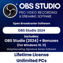 OBS Studio PRO 2024 – Video Recording | Live Streaming Screen Recording Software