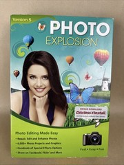 New Sealed PHOTO EXPLOSION Version 5 – Photo Editing Software