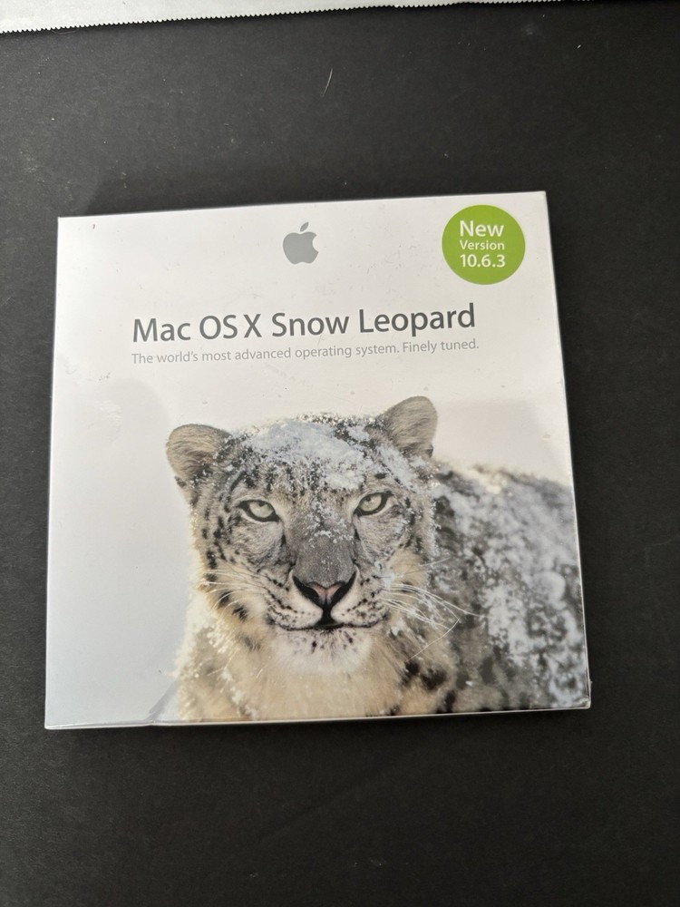 Apple Mac OS X Snow Leopard Version 10.6.3 MC573Z/A NEW SEALED