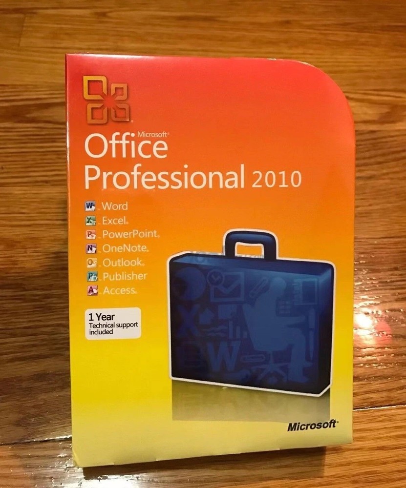 Microsoft Office 2010 Pro(Verified For 7PCs-Lifetime License)Retail Full Version
