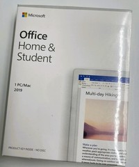 Microsoft Office Home And Student 2019 1 Device Product Key Card