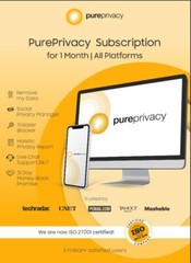PurePrivacy Subscription for 1 Month | All Platforms | Digital Subscription