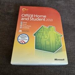 Microsoft MS Office 2010 Home and Student Family Pack For 3PCs/ 1 box SEALED BOX