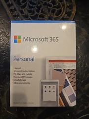 SEALED Microsoft 365 Personal – 1 Person 12 Month Office + 1 TB Cloud PC / MAC