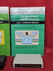 4 Carts Disk Manager Real Estate Investment Tax Record TI Texas Instruments