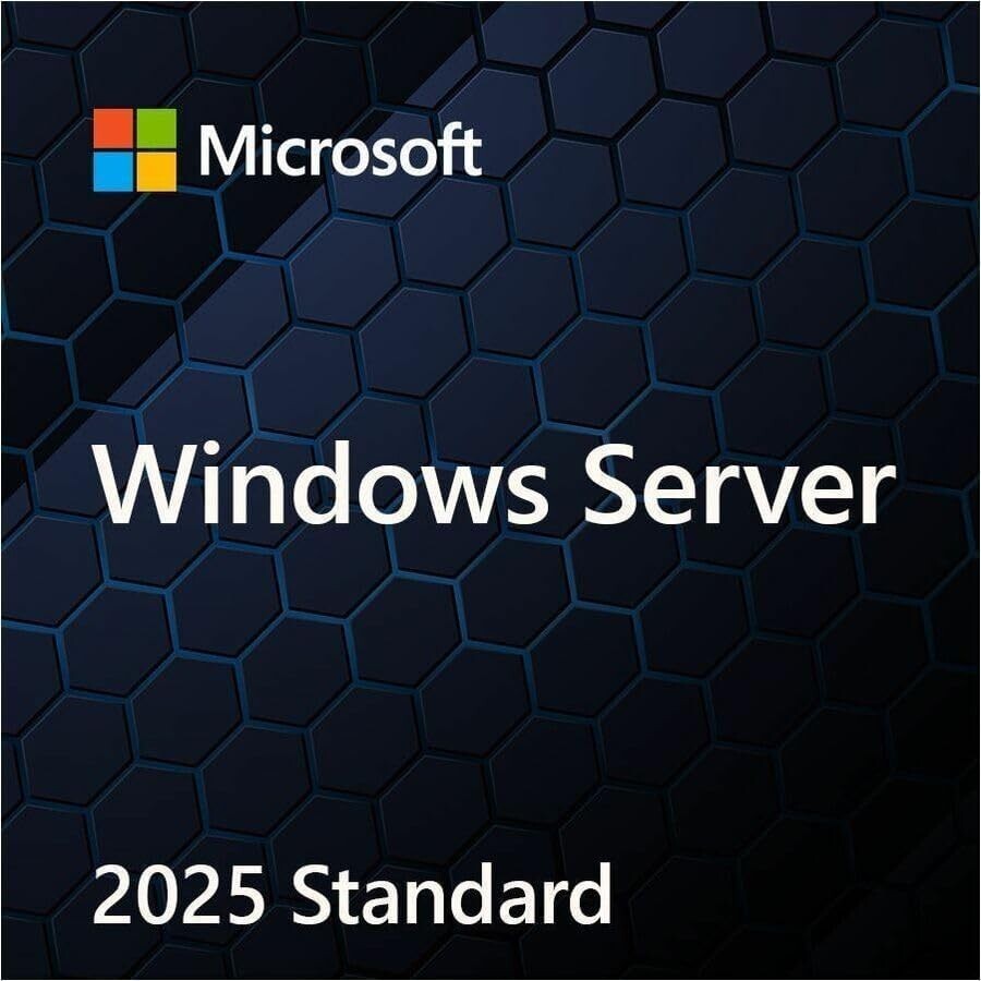 Microsoft Windows Server 2025 Standard Edition – Retail License Box Pack