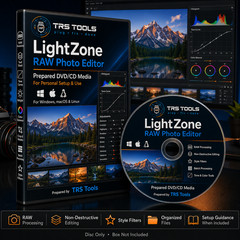 LightZone RAW Photo Editor DVD/CD Prepared Media by TRS Tools