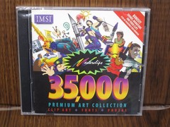 Software PC Masterclips 35000 Premium Image Collection 2 CDs Vintage 1996 Jewel