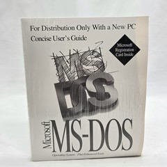 Microsoft MS-DOS Operating System Enhanced Tools New Opened Packaging 3.5 Floppy