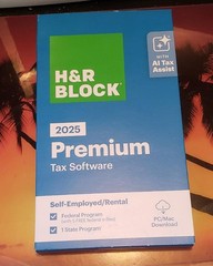 (1) BOX H&R BLOCK 2025 PREMIUM TAX SOFTWARE PC DOWNLOAD FASTSHIP