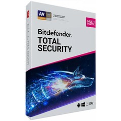 Bitdefender Total Security 2024 – 2 Years For 1 Windows Device Protection