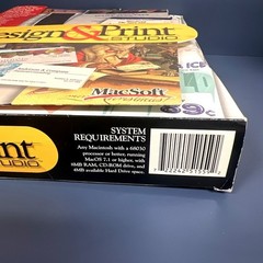Design & Print Studio MacSoft Create Pro Graphics Business Cards & More Vtg New