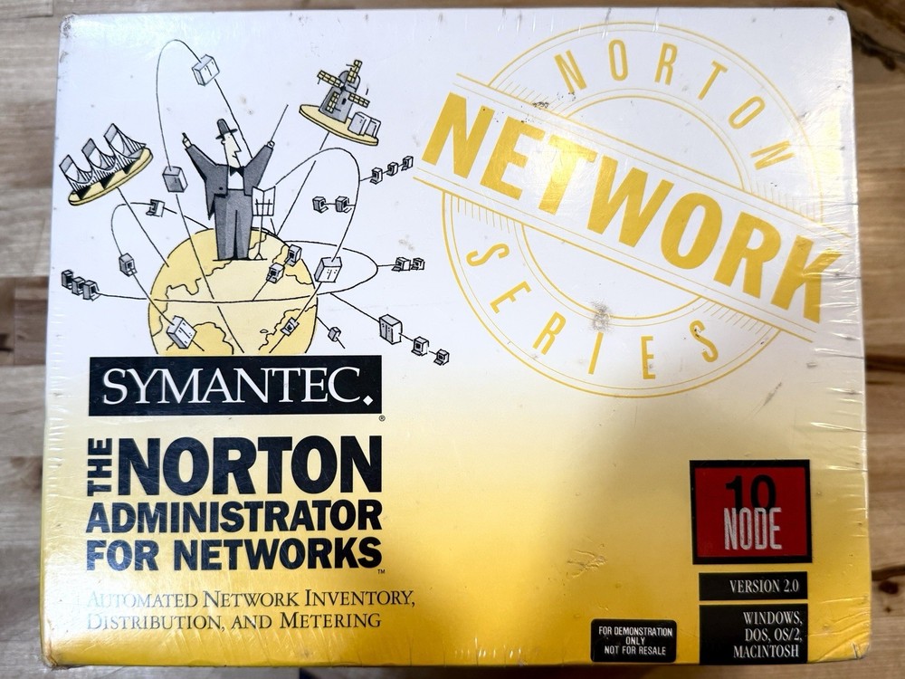 NEW SEALED Symantec Norton Administrator 2.0 Windows, Dos, MAC