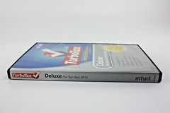 Turbotax 2012 Deluxe Federal and State + Federal E-file – Open box, preowned