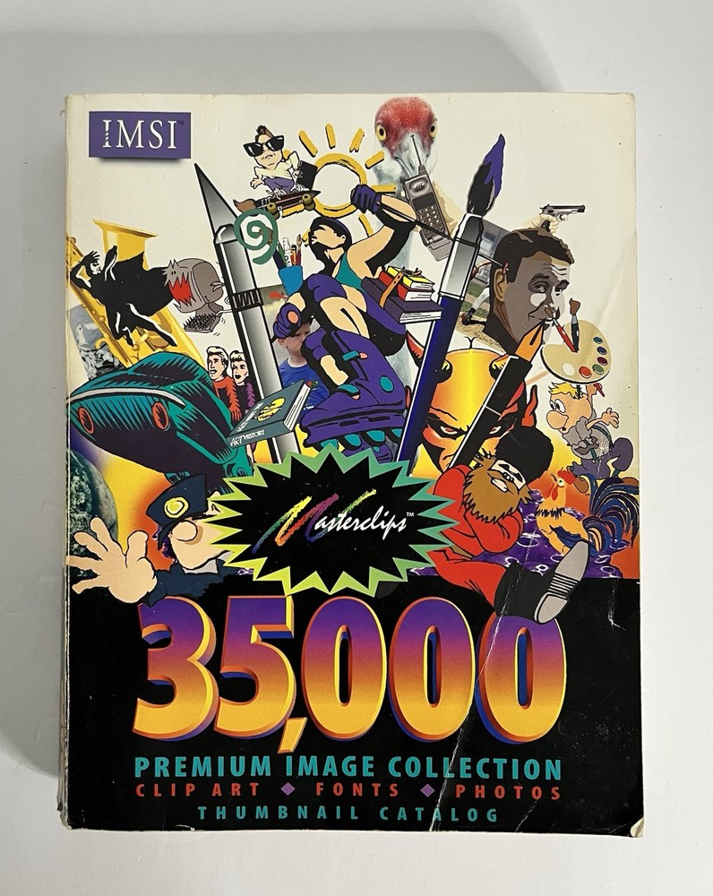 PC Masterclips 35000 Premium Image Collection CATALOG 1996