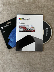 Microsoft Office Professional Plus 2021 DISC Version + Windows 11 Pro Card Combo